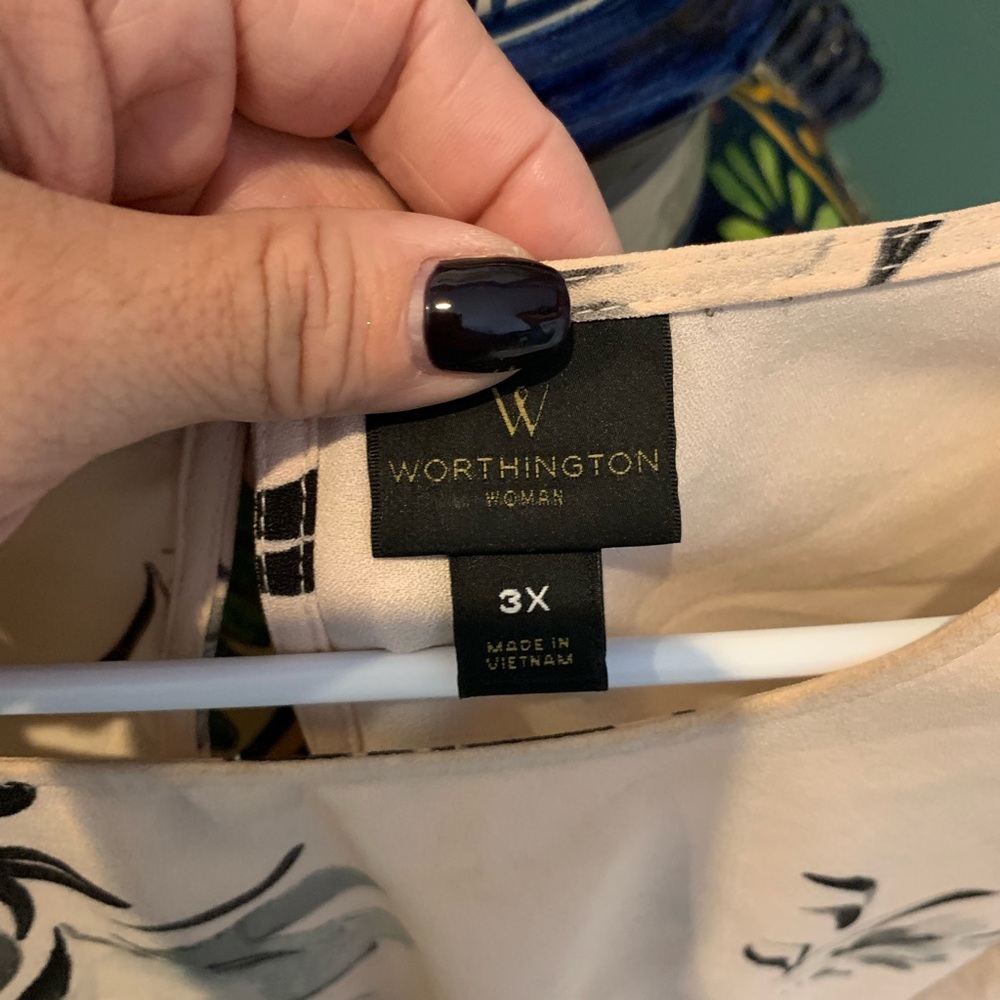 Pink Blouse With Flowers